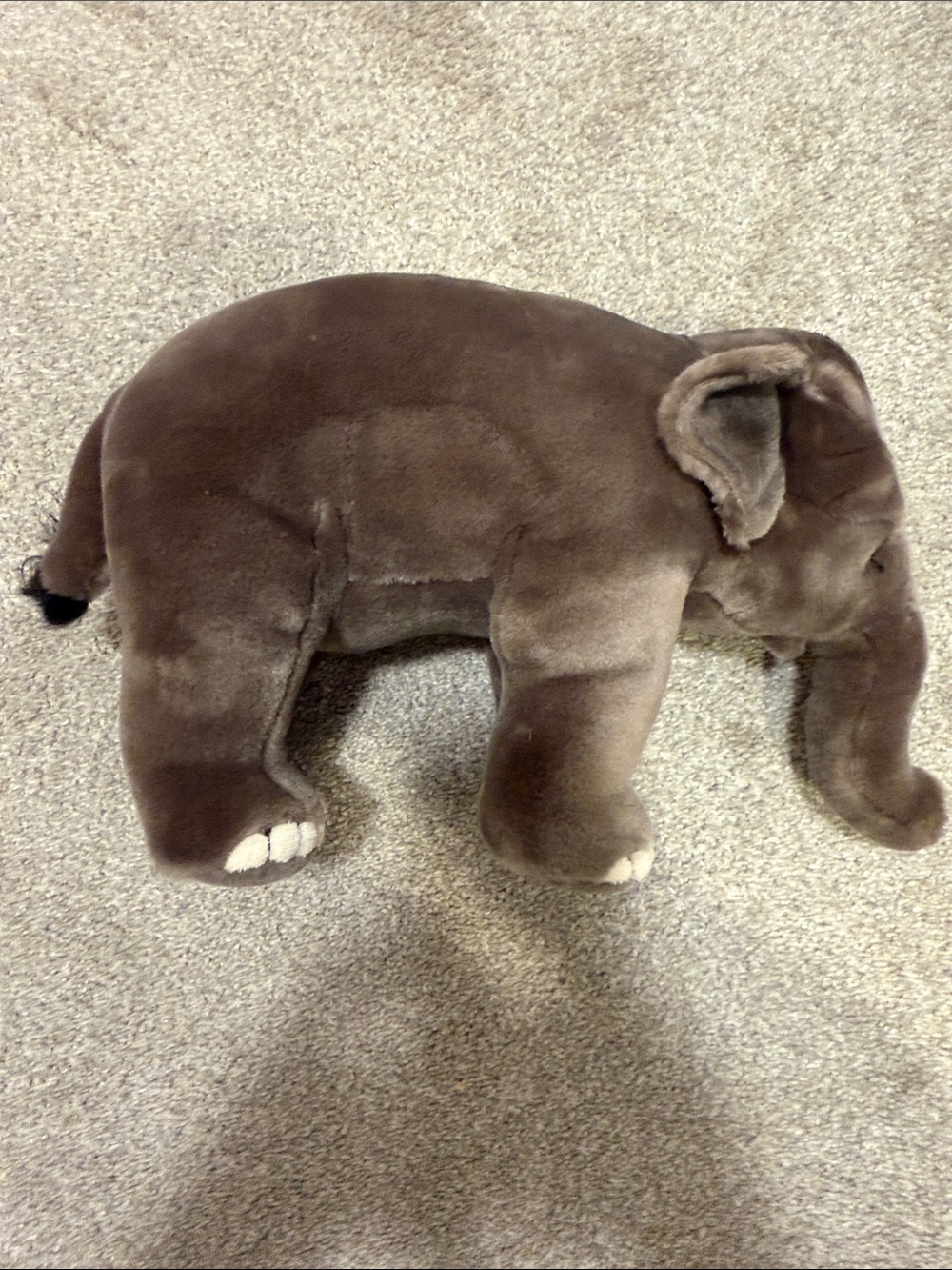 Plush Elephant Webkinz by Ganz in Brownish gray.